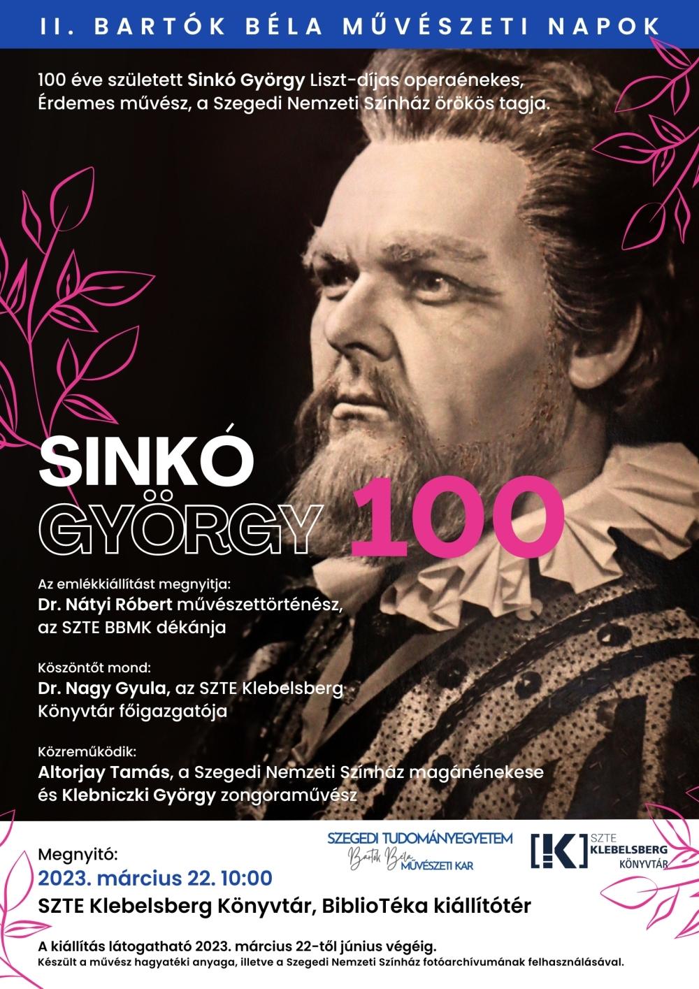 100 éve született Sinkó György 1 100 éve született Sinkó György 1