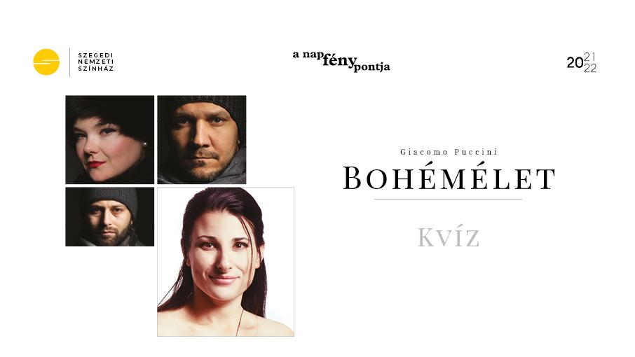 Könyvtári-színházi közös kvíz: Bohémélet hír képe Könyvtári-színházi közös kvíz: Bohémélet hír képe