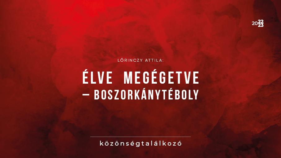 VÁLTOZÁS! Közönségtalálkozó: Élve megégetve – boszorkánytéboly hír képe VÁLTOZÁS! Közönségtalálkozó: Élve megégetve – boszorkánytéboly hír képe